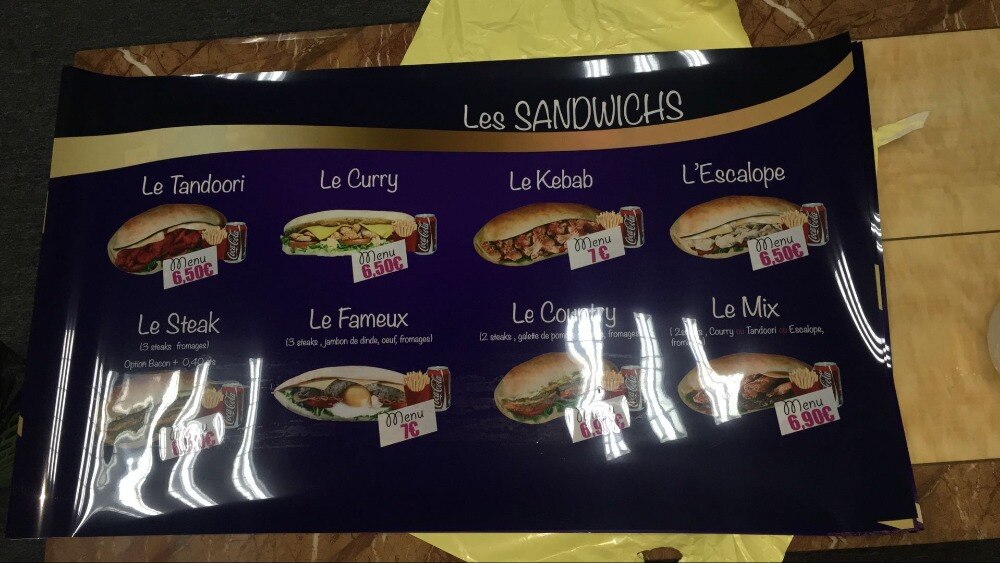 Light Box Film Print,Poster/Picture For LED Light Box Display