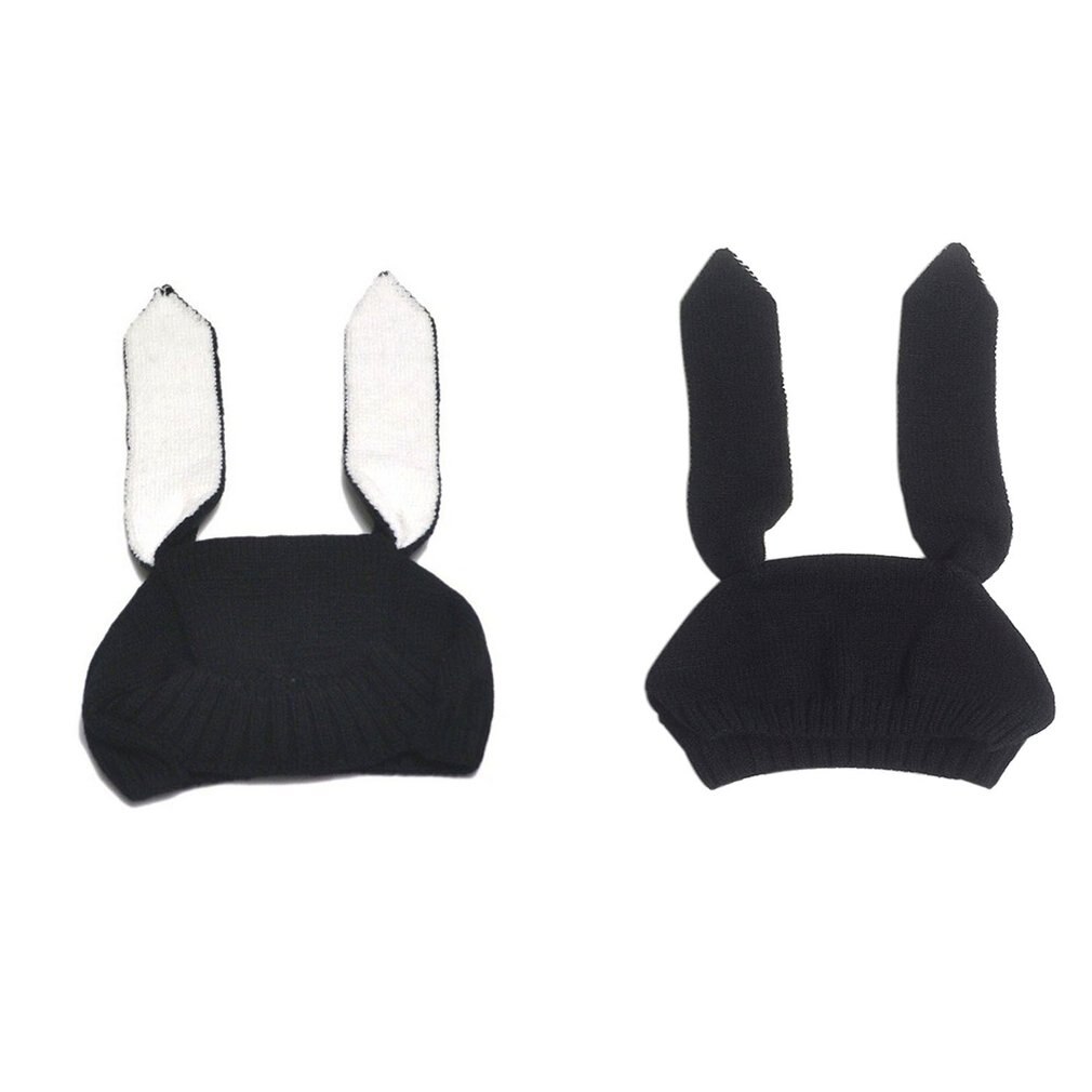 Herfst winter peuter gebreide baby muts schattige zachte konijn lange oren konijn muts baby konijn muts foto rekwisieten