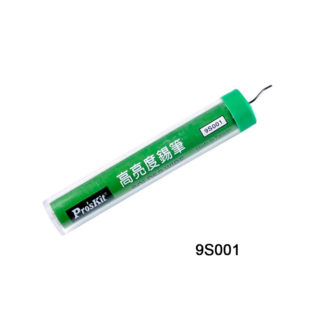 Pro'skit Loodvrij Solderen Soldeer Tin Pen 1.0Mm 0.8Mm Soldeer Tube Dispenser Gratis Schoonmaak Lassen Reparatie tin Draad