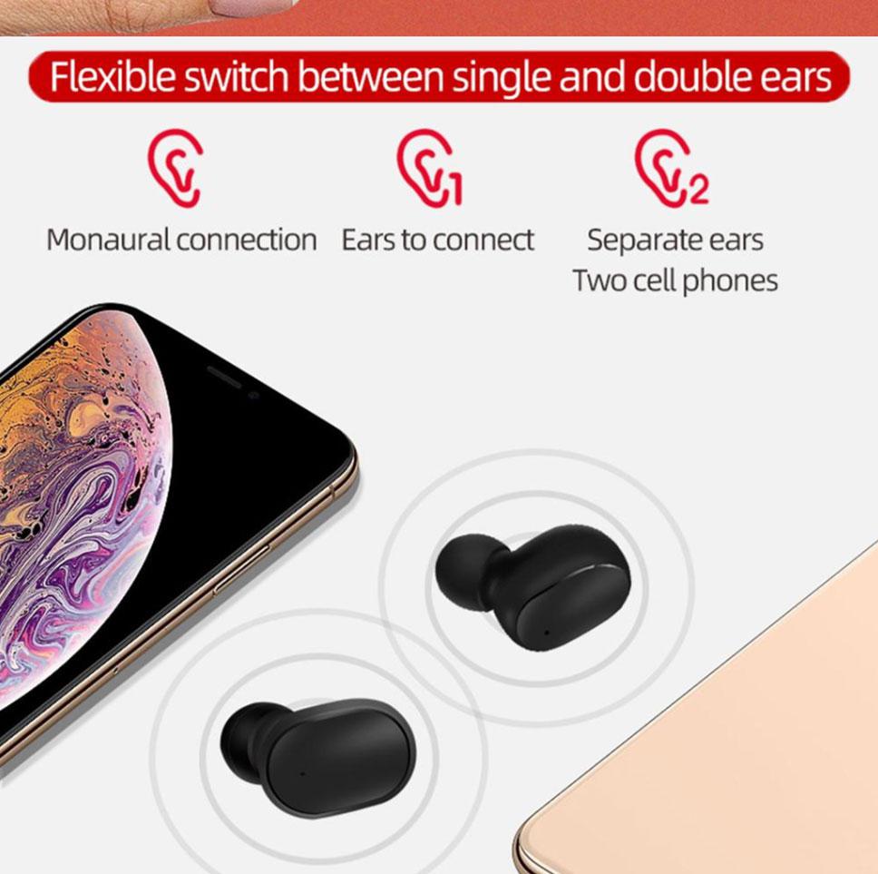Tws Bluetooth 5.0 Oortelefoon Noise Cancelling Fone Headset Met Microfoon Handsfree Oordopjes Hifi Draadloze Gaming Headsets Airbuds Oordopjes