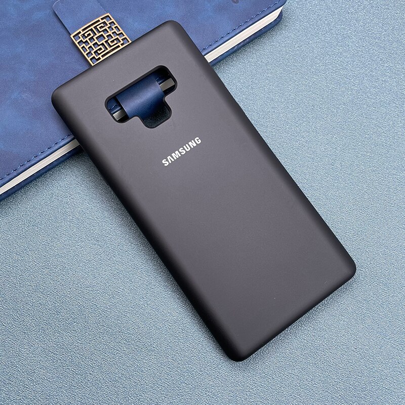 Funda de silicona líquida para Samsung Galaxy Note 9, cubierta trasera suave y sedosa de TPU para Galaxy Note 9: Black