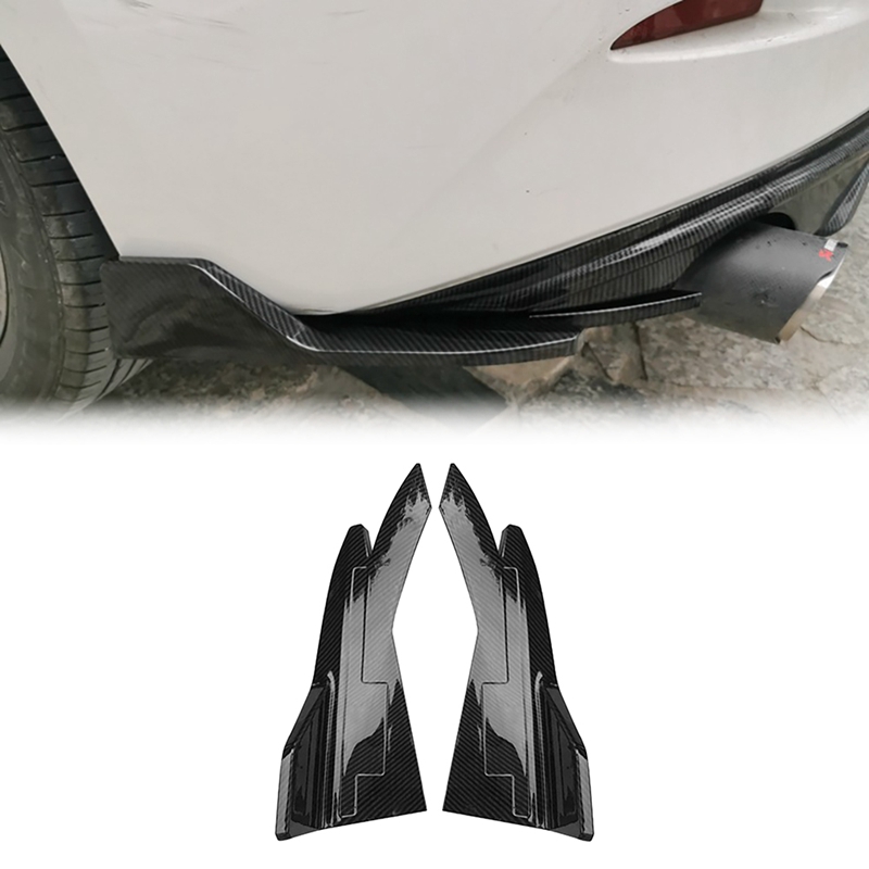 Universal Car Rear Bumper Lip Wrap Hoek Lk Type Splitters Diffuser Spoiler Body Kit Scratch Protector
