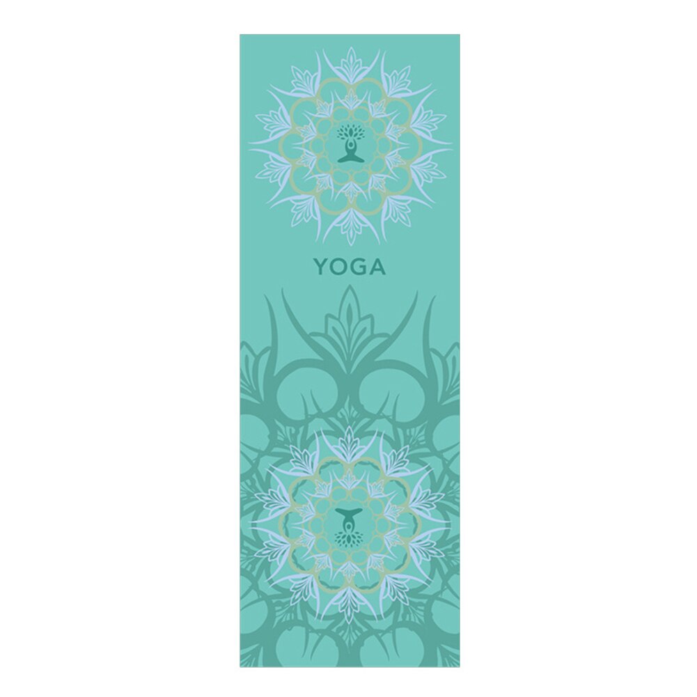 Draagbare Wasbaar Yoga Mat Handdoek Pilates Anti-Slip Yoga Deken Zachte Zweet Absorptie Sport Fitness Yoga Mat Cover Quick-Drogen: D