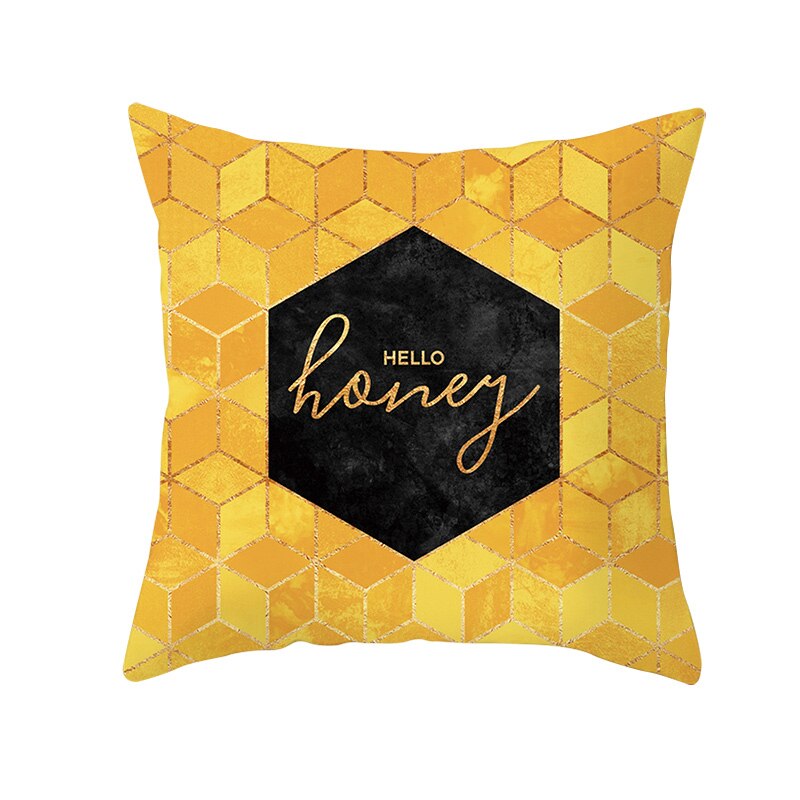 Ananas Blatt Gelb Dekorative Kissenbezug Ananas Gelb Wurf Kissen Fall Polyester Druck Kissen Abdeckung kussensloop: 11