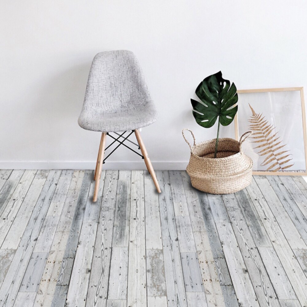 20X300Cm Retro Zelfklevende Pvc Vloer Roll Vintage Baksteen Lijn Patroon Diy Hotel Slaapkamer Grond Decal Muur floor Stickers