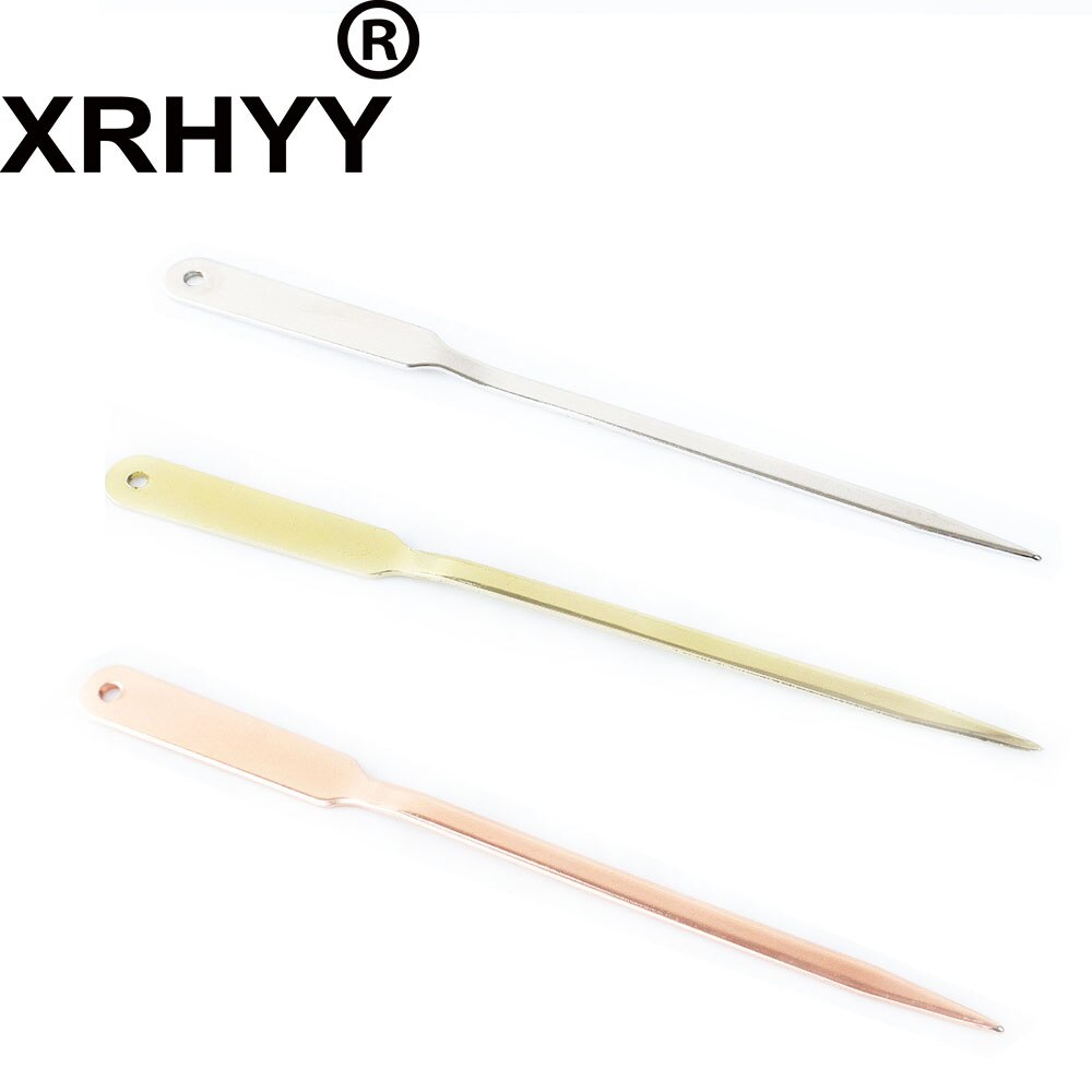 XRHYY Pack Van 3 Briefopeners Rvs Lichtgewicht Hand Envelop Slitter Envelop Opener (Drie Kleuren)