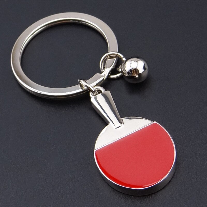Sport Ping-Pong Table Tennis Ball Badminton Bowling Ball Keychain Key Chain Keyring Key Ring Souvenir