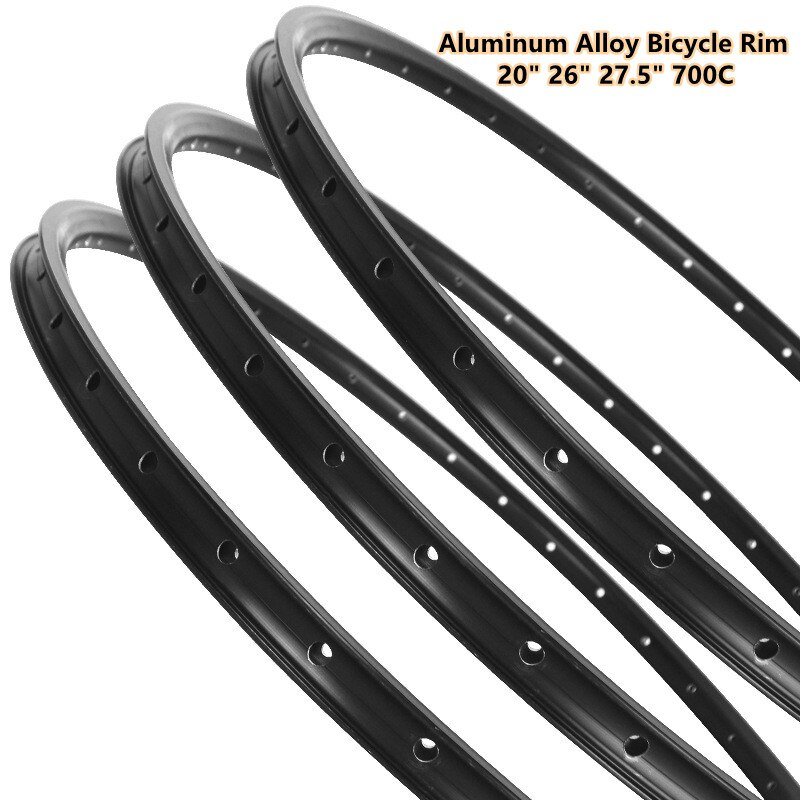 Mountainbike Doppel Ring Rand 20/26/27.5/700C 36 Speichen Löcher Aluminium Legierung dauerhaft Straße Fahrrad V Felge Rabatt Bremse Felge