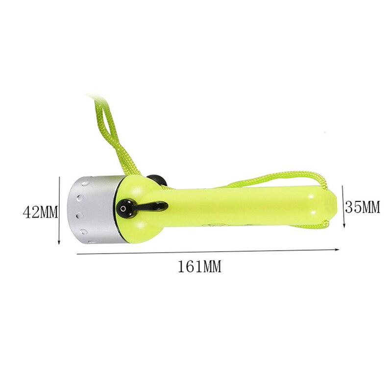 Duikzaklamp led super onderwater 2000lm waterdichte zaklamp lamp scuba voor duiken zwemmen onder water sport