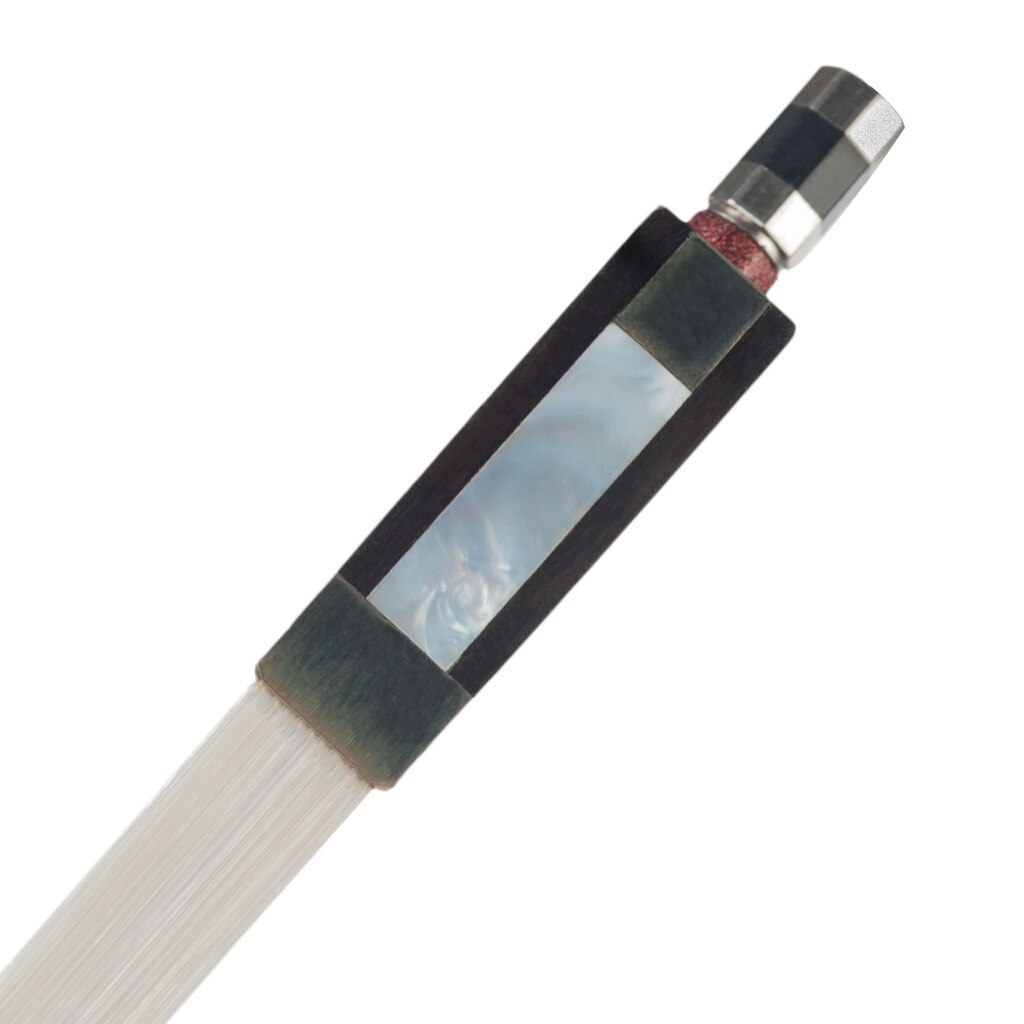 4/4 Violin Bow Carbon Fiber Violin Bow 4/4 Violin Fiddle Bow Ebony Frog W/ Paris Eye Inlay Brown Color