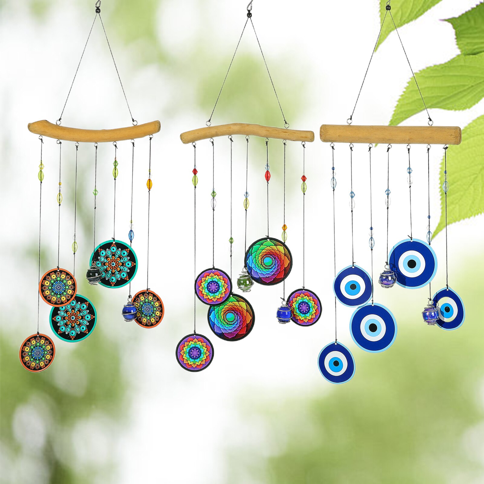 Windgong Ornament Venster Opknoping Boom Van Leven Handgemaakte Windchimes Geluk Mooie Geluid Metalen Huis Tuin Decor