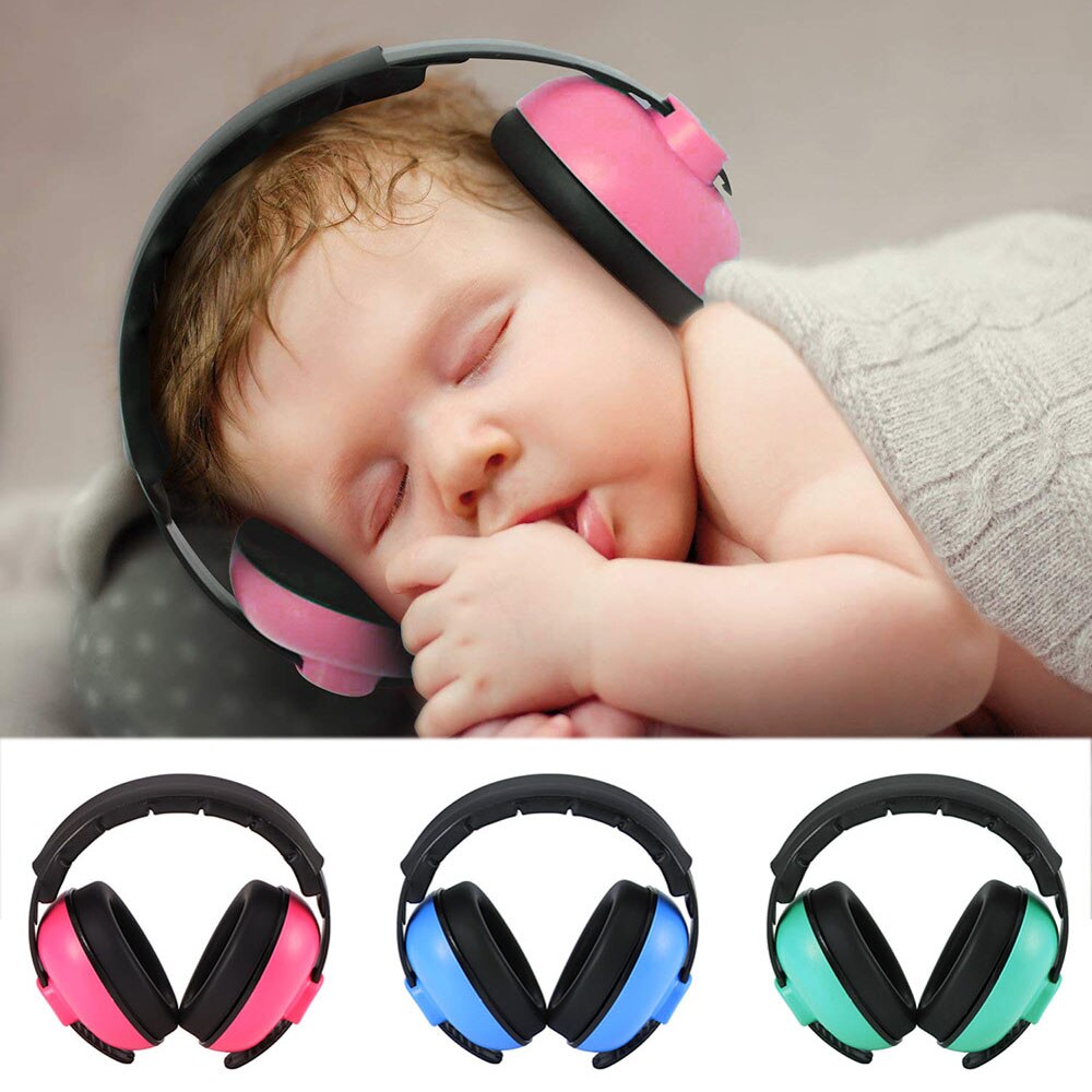 3 couches oreille Protection bébé dormir Anti-bruit cache-oreilles oreille défenseur réglable doux éponge enfants oreille couverture