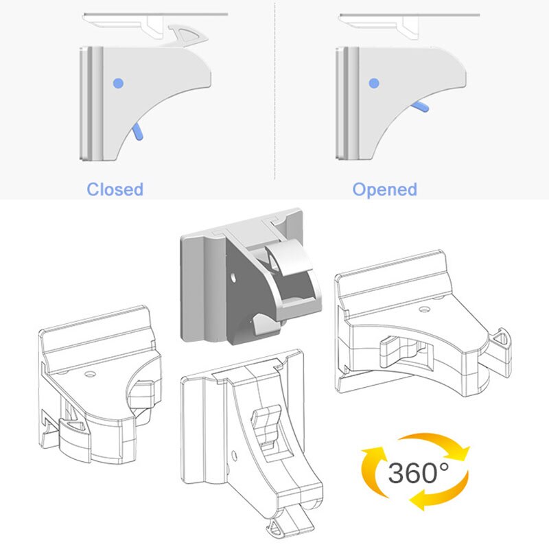 12Pcs Magnetic Children Safety Locks Baby Security Cabinet Drawer Door Locks Kids Invisible Lock Children Baby Safety Protection