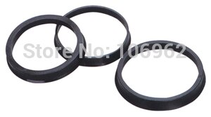 73.1-67.1mm 4 stks Zwart Plastic Wielnaaf Centric Ringen voor MITSUBISHI EVO MAZDA Velg Onderdelen Auto accessoires