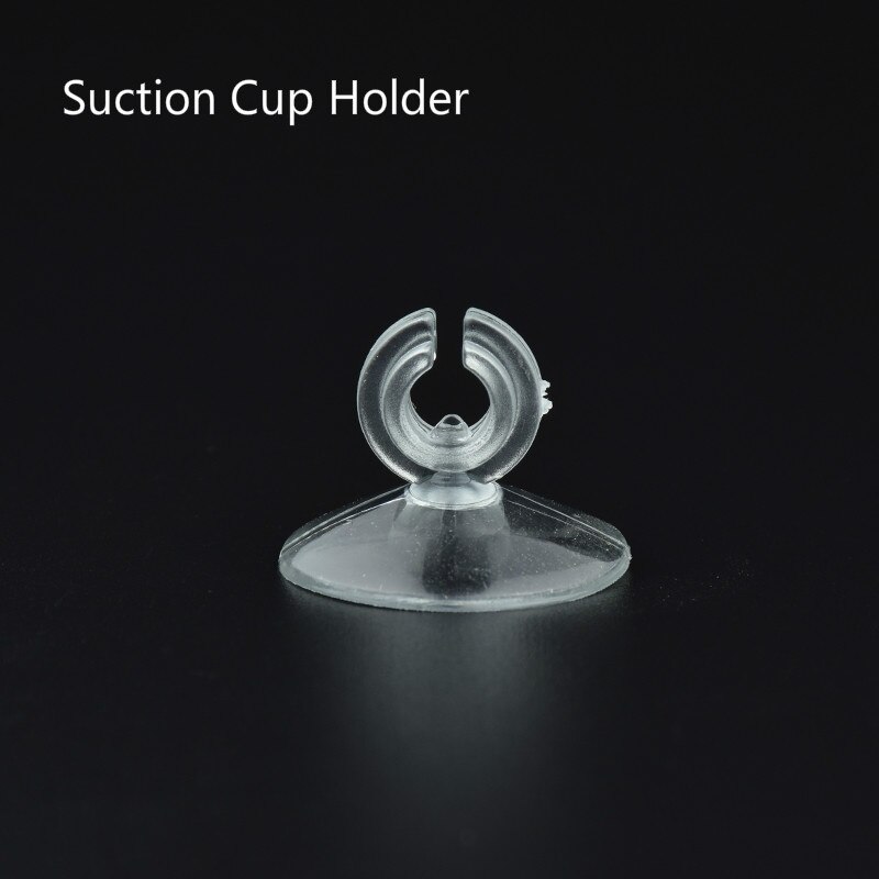 Aquarium accessoires luchtpomp bubbelsteen beluchter aquarium luchtpomp connector luchtleiding buis accessoires luchtpomp terugslagklep: Zuignaphouder