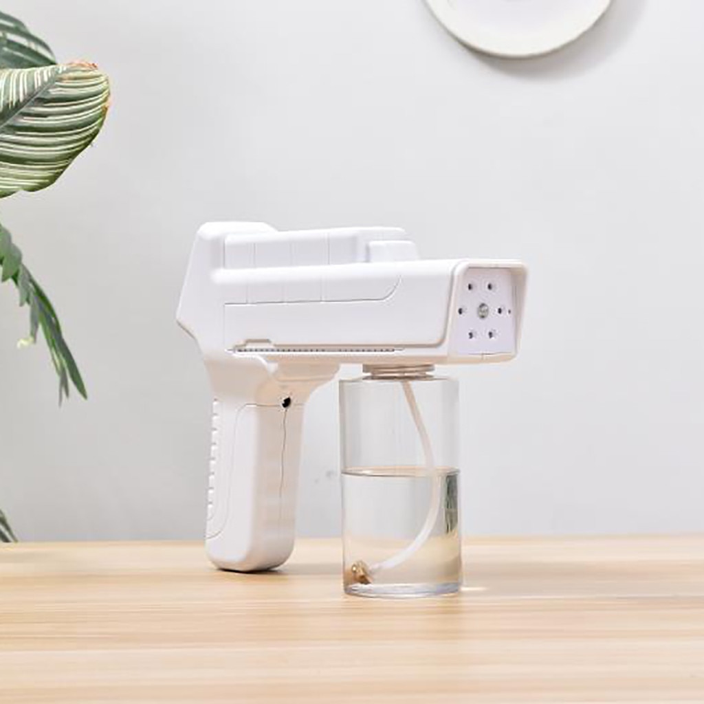 Electric Sprayer Blue Light Portable Fogger Machine Hair Nanos Steam Spray Guns Hotel Home Disinfection With Battery