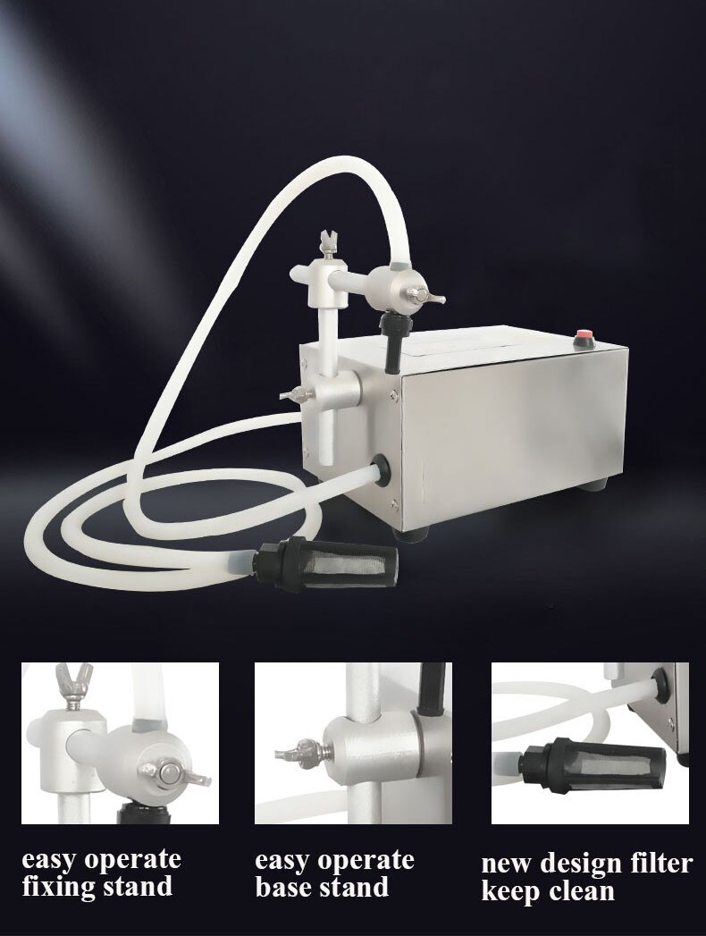 Liquid Filling Machine Water Filler Digital Control Drink Mini Electric Lcd Display Water Perfume Milk Juice Bottle 0-4000ml