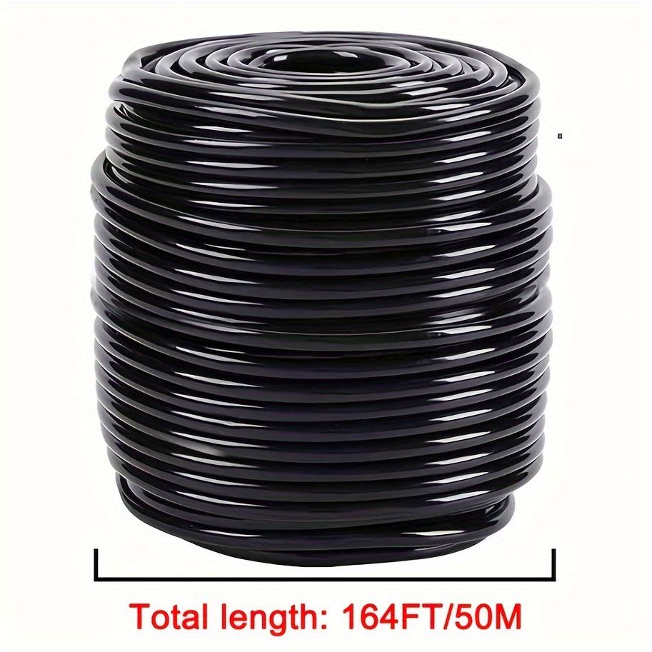 200pcs Garden Drip Irrigation Kit,164FT/50M Greenhouse Micro automatic Drip Irrigation system Kit with Blank Distribution