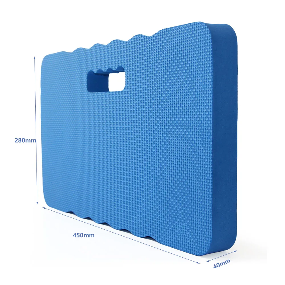 Extra Grote (XL) knielen Pad Knie Bescherming Tuin Bad Vloer Yoga Mat Baby Bad Baden Schoon Bid Oefening Blauw Groen: blue 45x28x4cm