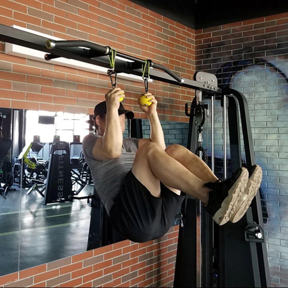 2pc zware pull-up fitness pols krachttrainingstool antislip klimvinger handgreep onderarm oefenapparaat fitnessapparatuur