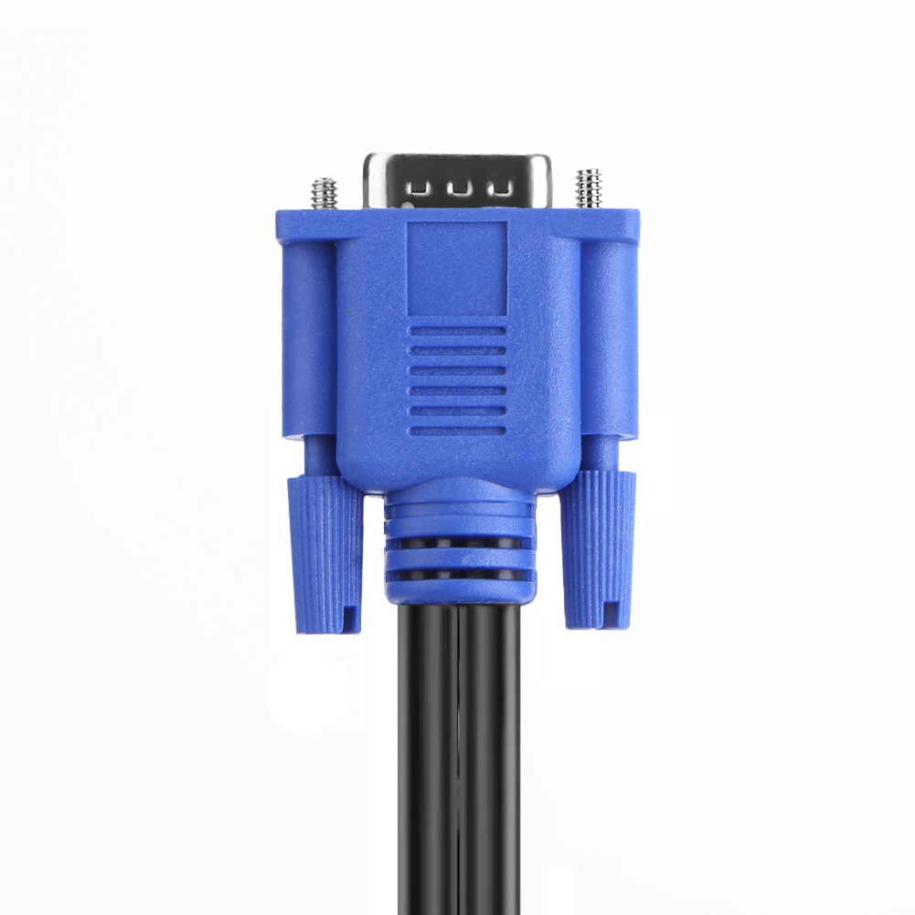 Cable divisor VGA 1 ordenador a doble 2 Monitor adaptador Y divisor macho a hembra Cable VGA para ordenador portátil