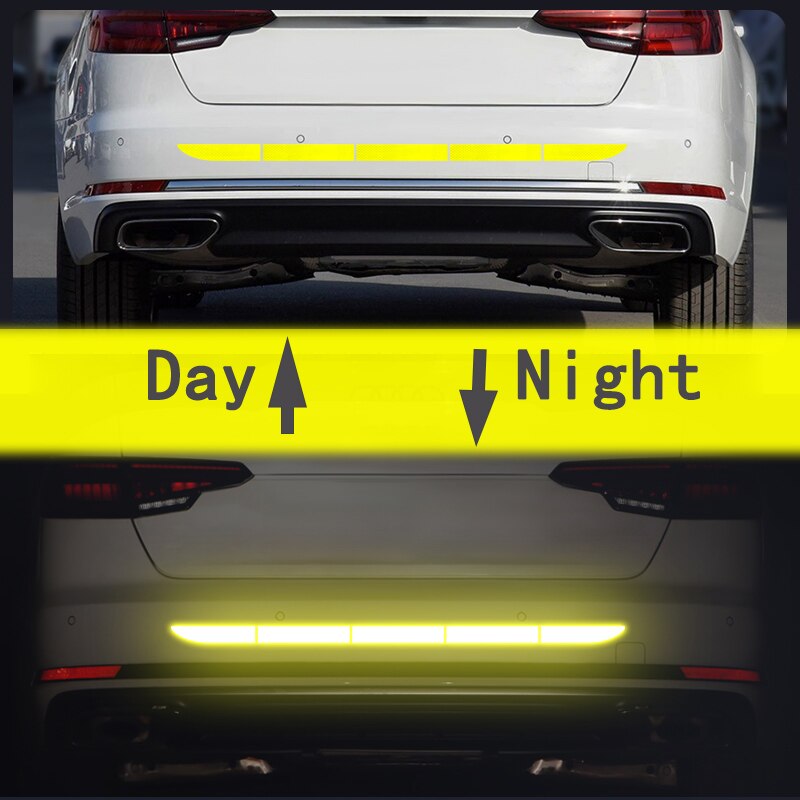 Car Reflective Sticker Car Warning Strip Car Safety Reflective Strips Reflect Stickers Reflective Tape Car Exterior Accessories