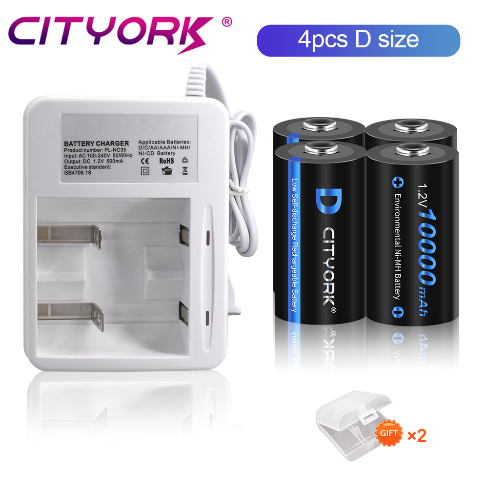 CITYORK 10000mAh LR20 1.2V D rozmiar akumulator typu D R20 NIMH baterie do dron z aparatem RC akcesoria kuchenka gazowa: green