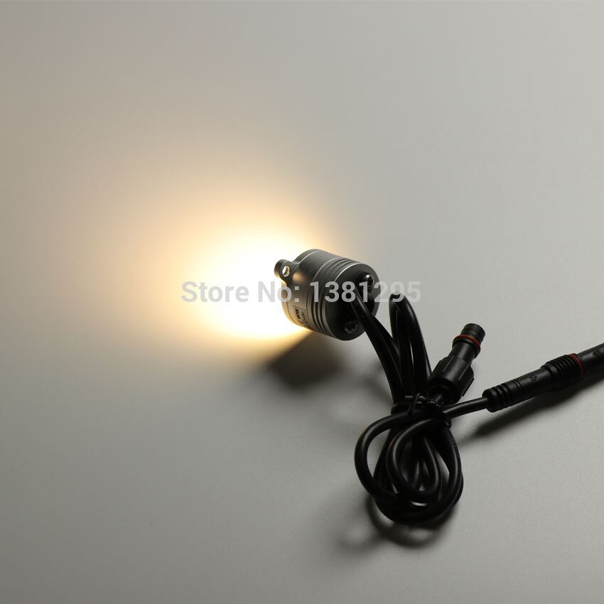 Stainless Cable LED Handrail Stair Railing Lights 1W IP65 Waterproof Interior Exterior LED Light Railing Recessed Spot Light Kit