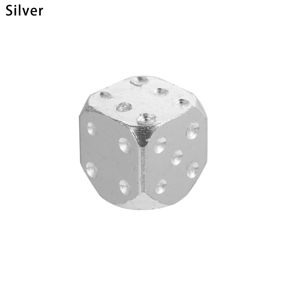 4PC Universele Voertuig Aluminium Tire Rim Stem Dobbelstenen Band Auto Auto Truck Ventiel Cover Caps Velgen Auto exterieur Accessoires