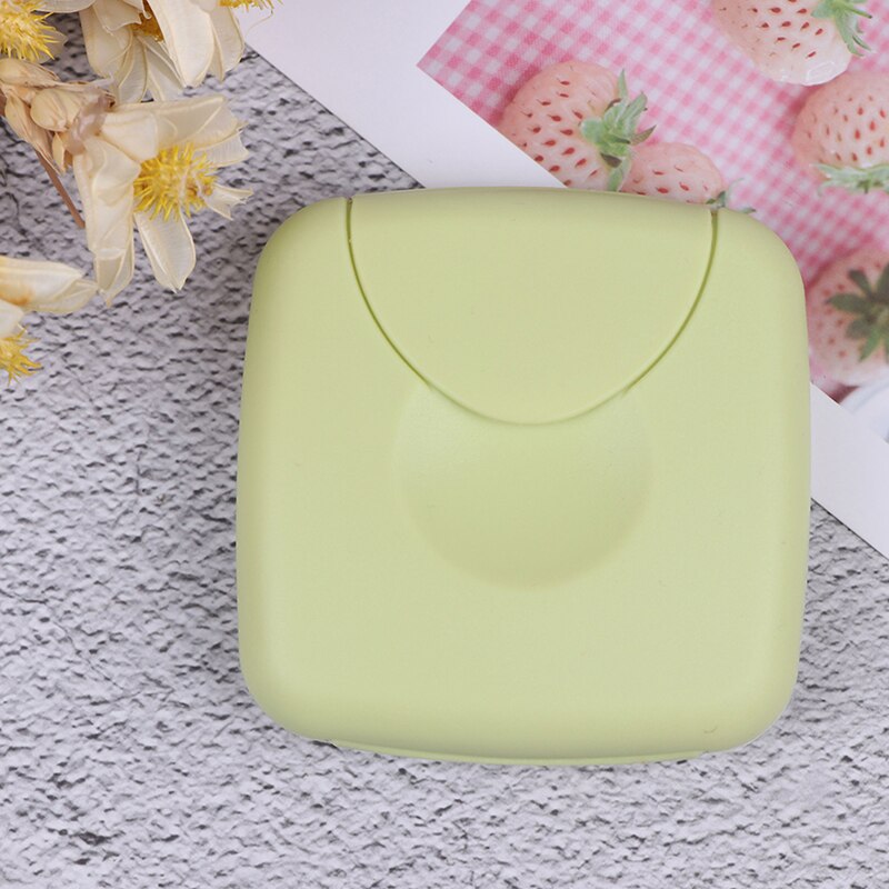 1PCS Portable Tampon Box Women Sanitary Napkin Tampons Storage Box Holder Container Travel Outdoor Case: Green