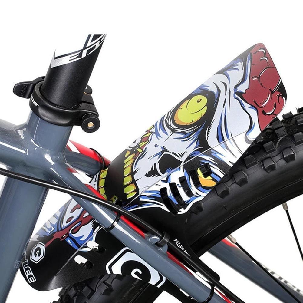 Leuke Cartoon Patroon Bike Fenders Draagbare Ultra-Dunne Fietsen 28Cm 4 Model Guard Fiets Accessoires Mud Spatbord Univer l6O2