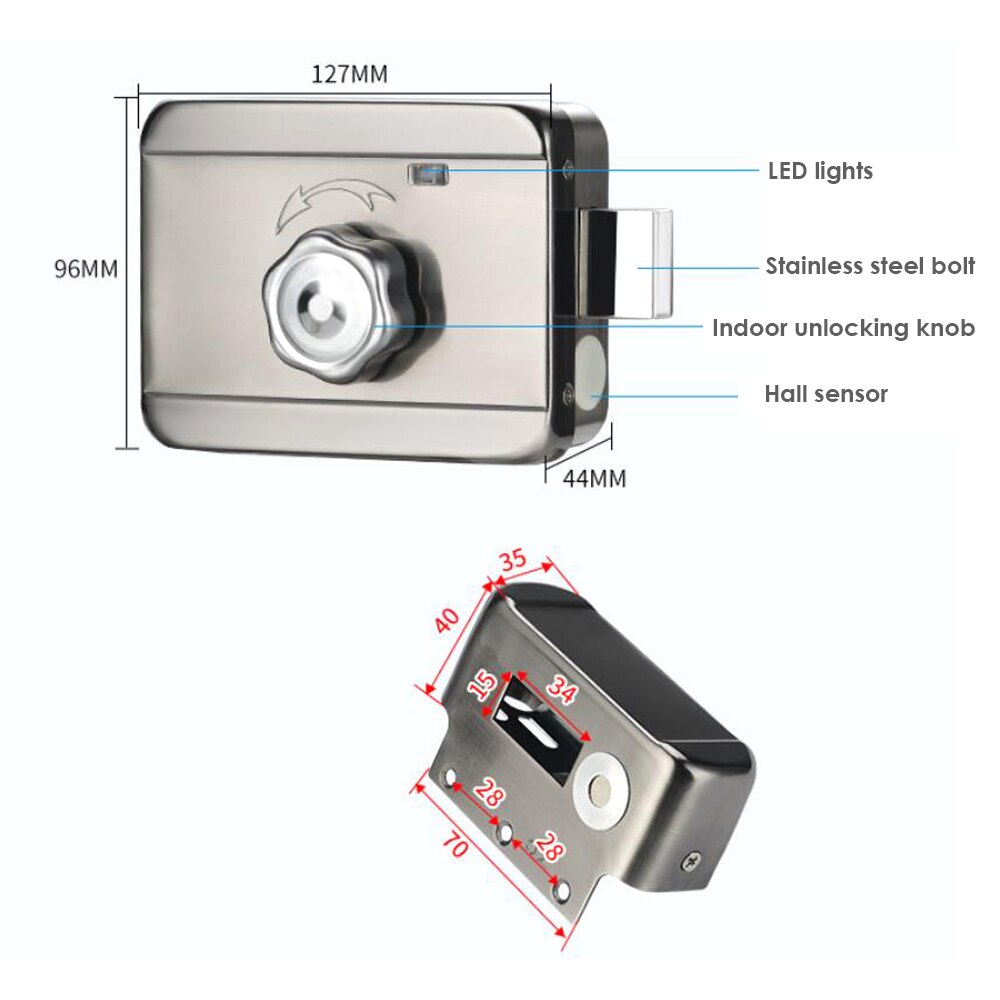 Digital Keypad Door Lock Fingerprint Lock Remote Control Lock Keyless Door Lock Hide Key Easy install