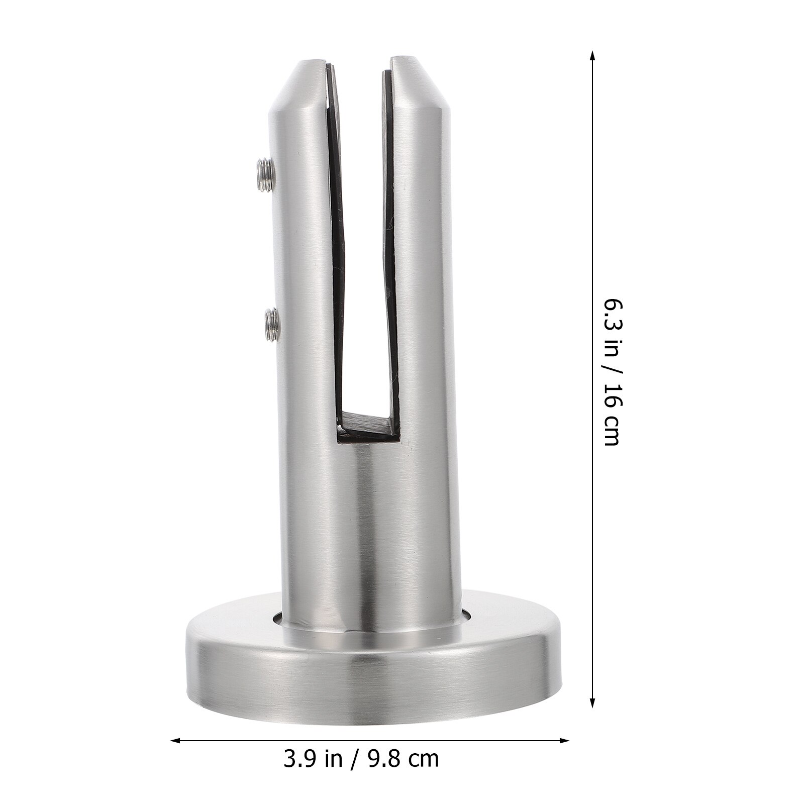 Stainless Steel Balustrade Post Practical Glass Panel Post Sturdy Fencing Clamp