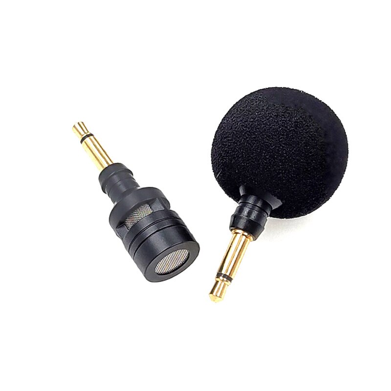3.5mm Plug Metal Mic Recording Microphone for Mobile Phone Unidirectional Metal Mic Laptop PC Microphone For iPad Microphone