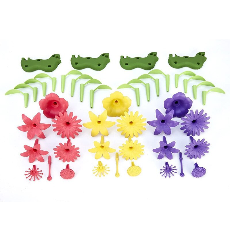 148 pièces enfants Simulation fleur Arrangement interactif jouet éducatif bricolage 3D petit jardin jouets pour les enfants
