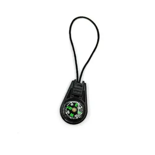 Mini Kompass ABS Camping Wandern Tasche Kompass Anhänger Tragbare Navigation Klettern Reiten Kinder Outdoor Survival Ausrüstung: Armee Grün
