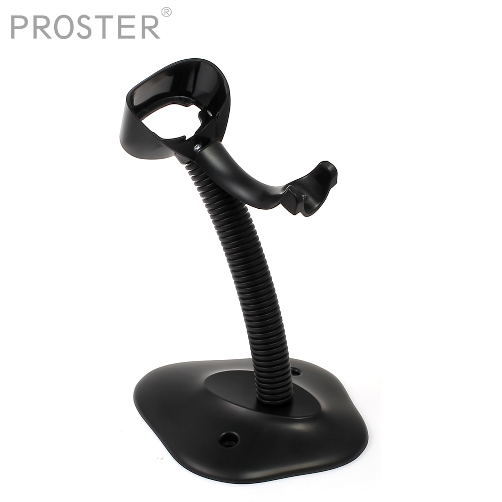 PROSTER Adjustable Goose Neck Table Stand for Symbol Barcode Scanner for Symbol Label Hands Free 360 Degree Rotate holder