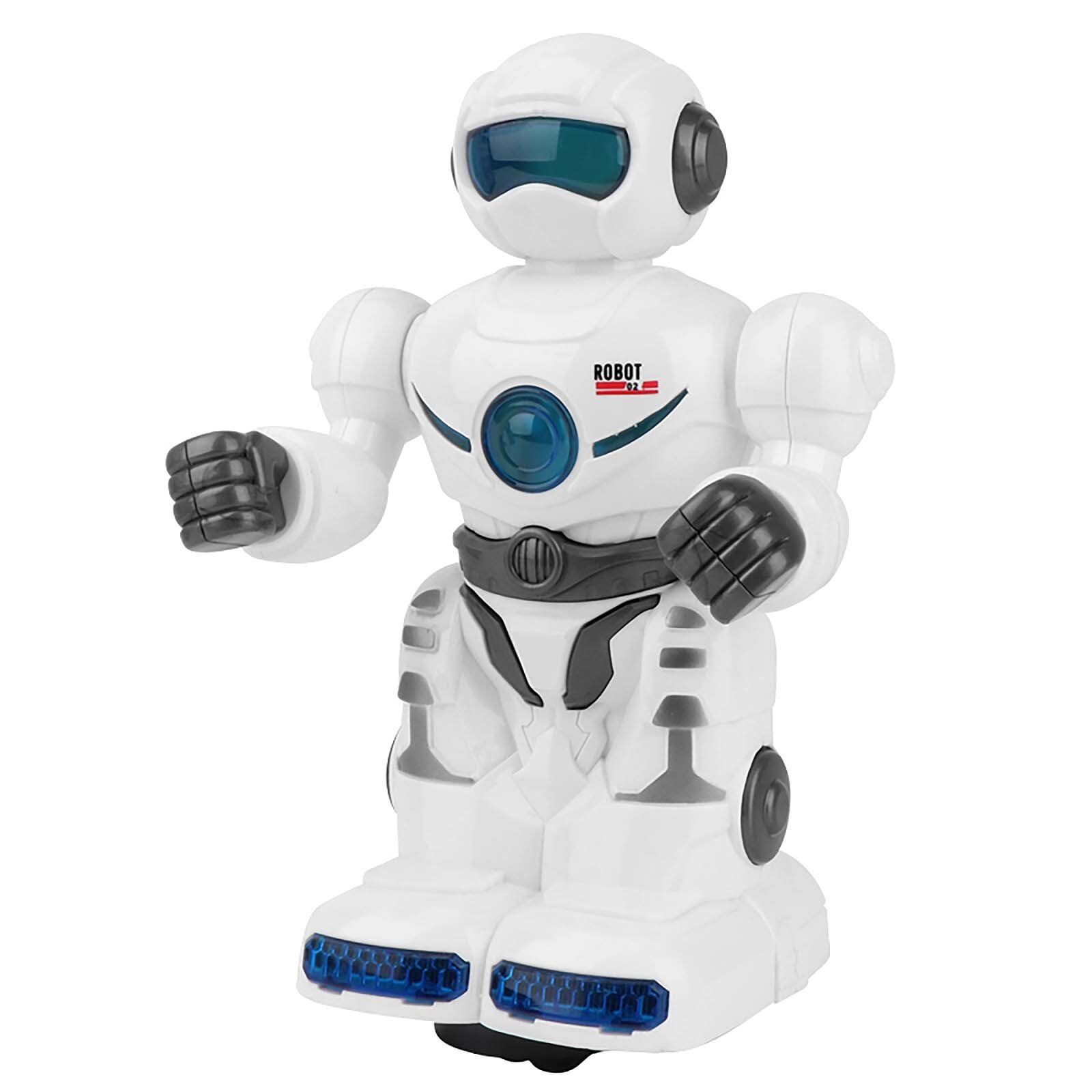 Robot da ballo elettrico per bambini giocattolo LED musica leggera abbagliante danza assemblare Robot per bambini regalo Robot de baile deslombrelli