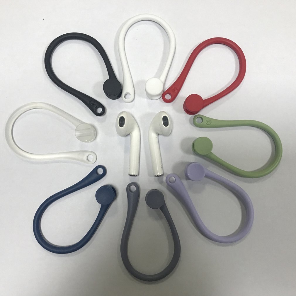 Adequado Para Apple Esportes Fone de ouvido sem fio Anti-Lost Luva de Silicone de Proteção Da Orelha Gancho fone de Ouvido Esportes Gancho