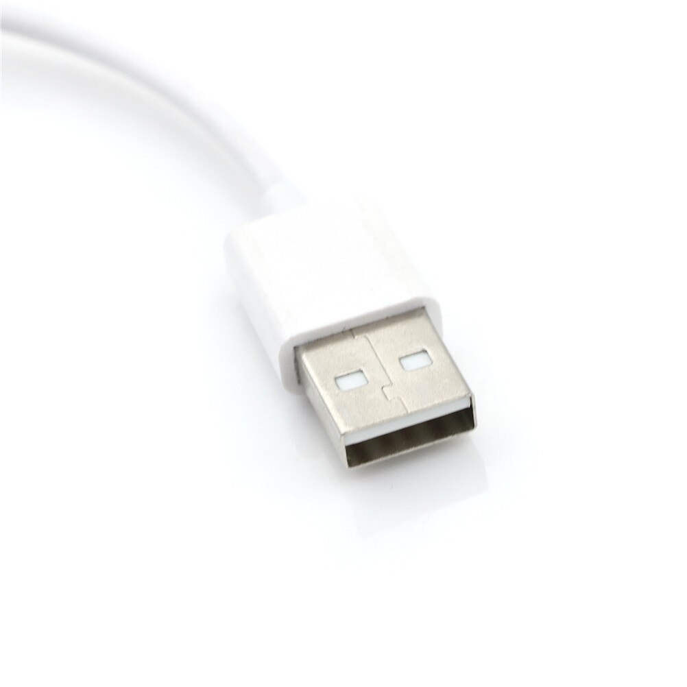 3.5mm jack aux til usb 2.0 lader datasynkronisering lydadapterkabel for apple ipod shuffle 3rd 4th 5th 6th gen  mp3 mp4 spillerledning