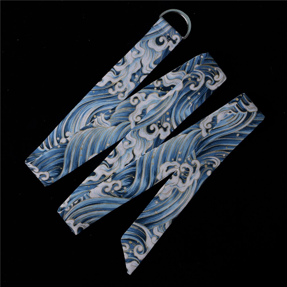 2022 chinese hanfu belt women chinese wind tassels silk belt bow tie vintage corset waistband vintage embroidery waistband hanfu: color9