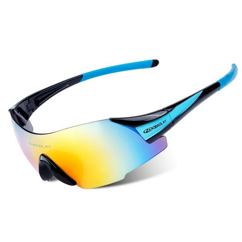 Sport Ski Goggles Motocycle Snowboarding Skateboard Eyewear for Men Women Winter Glasses UV400 Sunglasses Fishing Cycling Goggle: Black Blue