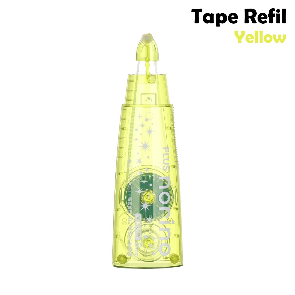 Double Sided Adhesive Dots Stick Glue Tape Dispenser Sticks Scrapbook Cutter Stationery Office Supply: Yellow Tape Refil