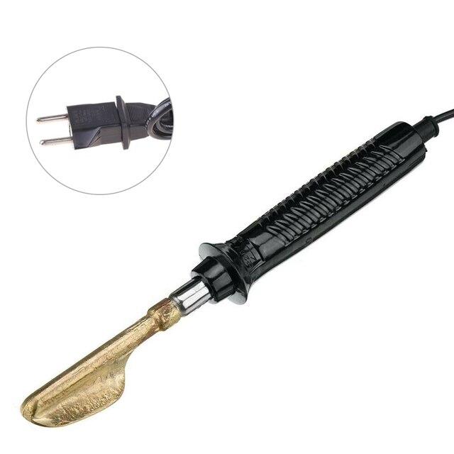 220V Welding Kit for Bumper with Soldering Iron Welding Rod Wire Mesh Brush Auto Repairing Tools Arts Crafts DIY Tools: Single trowel