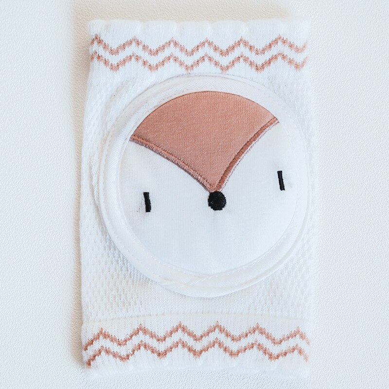 BalleenShiny niemowlę siatka ochraniacze na kolana robić indeksowania śliczny maluch kreskówka zwierzęta nauka pieszy noga ochraniacz dla chłopców i dziewcząt: lekki fox