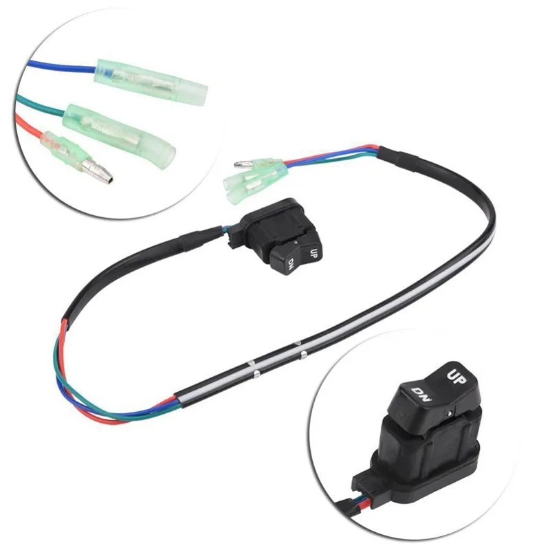 Außenbordmotor-Starterschalter 87-18286A43 für Mercury Mariner Bootsmotorschalter 8718286 A43 Zier-Neigungsschalter für Fernbedienung: Default Title