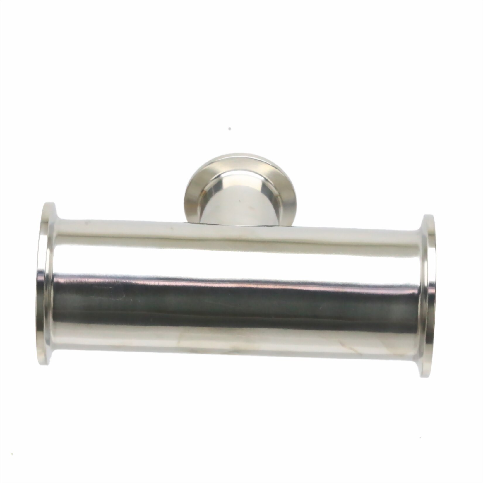 ISO-KF40 to KF25 (NW/KF-40 to 25) Tee 3-way T type Conical Reducer Adapter Vacuum Flanges Pipe Tube Fitting Stainless Steel 304