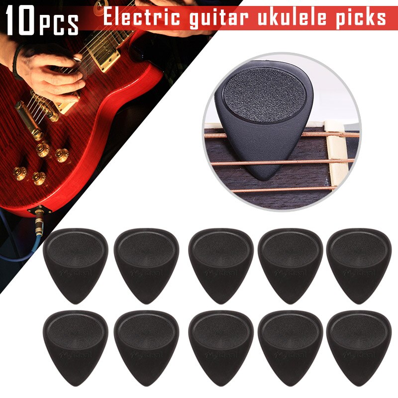 10 Stuks Picks 0.7 Mm Dikte Accessoires Duurzaam Voor Elektrische Gitaar Bas Ukulele YA88