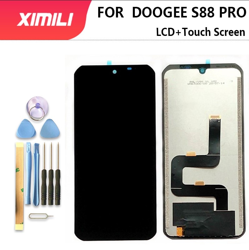 Originele Doogee S88 Pro Lcd-scherm En Touch Screen Digitizer Vergadering 6.3 Inch Voor Doogee S88 Pro Telefoon Screen vervanging