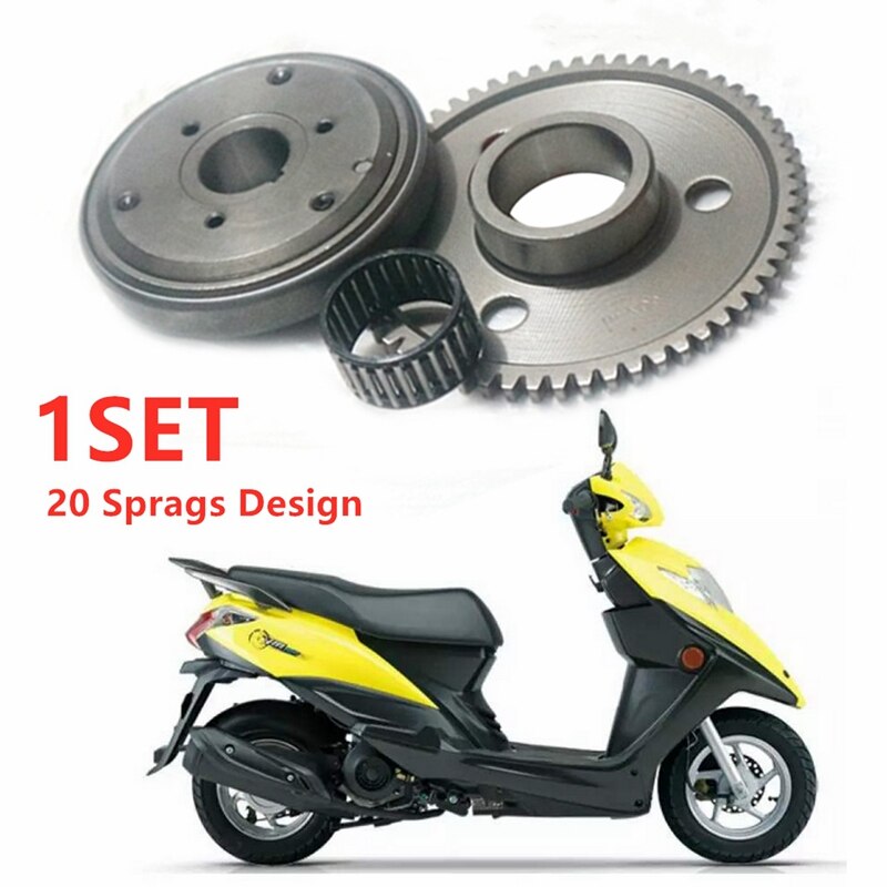 Primary Starter Drive Sprag Clutch for Scooter Moped GY6/125CC/150CC/152QMI/157QMJ/ATV